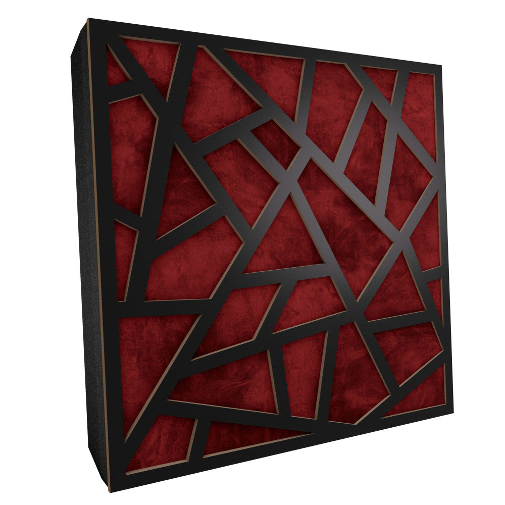 Premium R Acoustic Panel «Skyross Fabric» Zwart