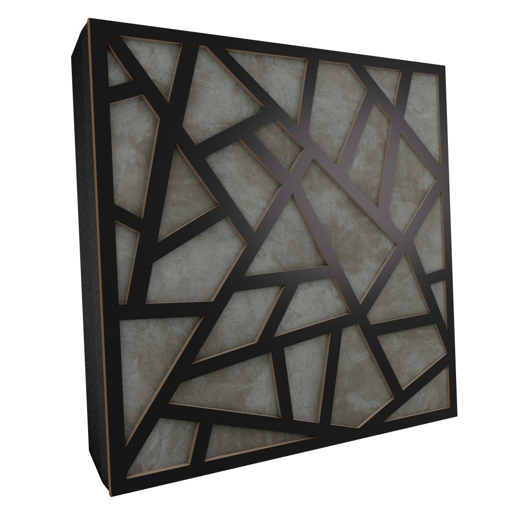 Premium R Acoustic Panel «Skyross Fabric» Zwart