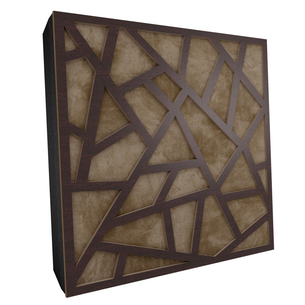 Premium R Acoustic Panel «Skyross Fabric» Wenge