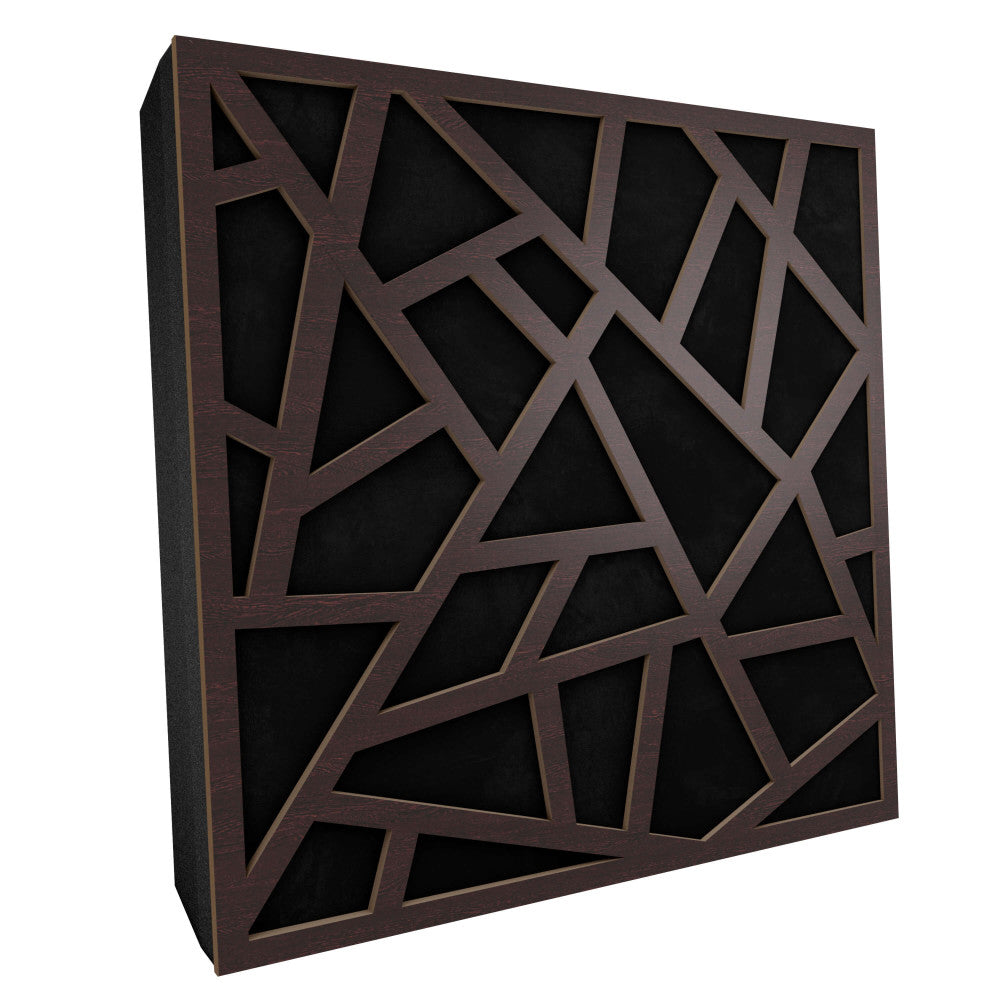 Premium R Acoustic Panel «Skyross Fabric» Wenge