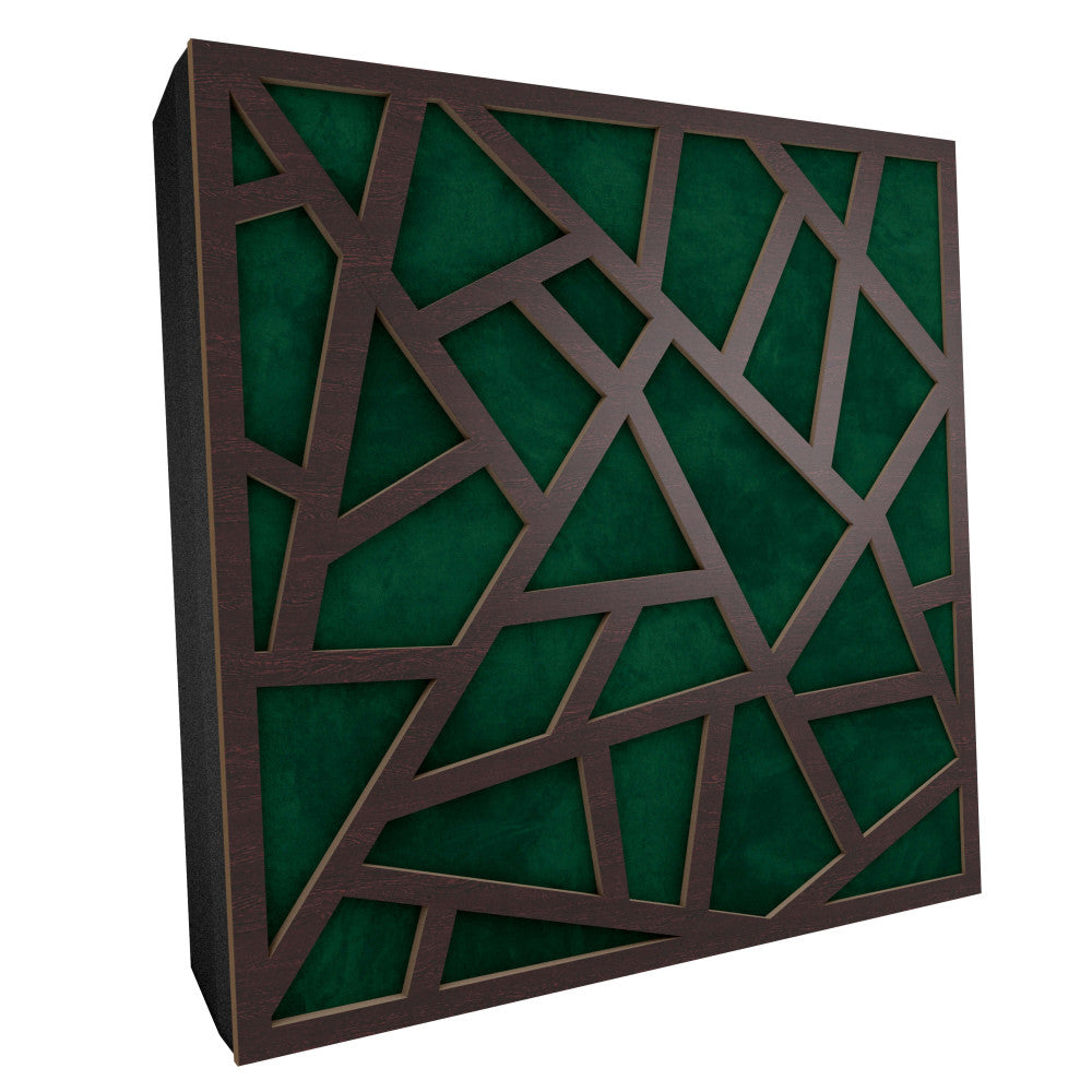 Premium R Acoustic Panel «Skyross Fabric» Wenge