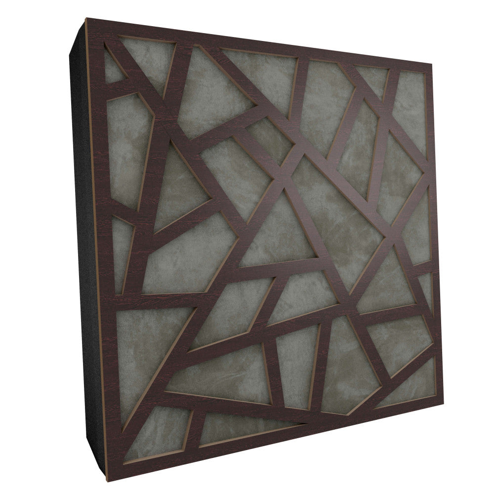 Premium R Acoustic Panel «Skyross Fabric» Wenge