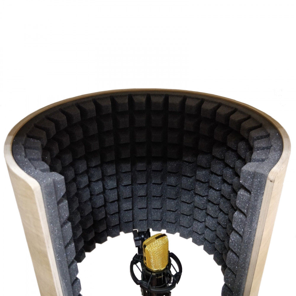 RIFFMO Microphone Isolation Shield «Airscreen Wood»