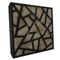 Premium R Acoustic Panel «Skyross Fabric» Zwart Hoogglans