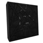 Premium R Acoustic Panel «Skyross Fabric» Zwart Hoogglans