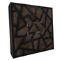 Premium R Acoustic Panel «Skyross Fabric» Zwart Hoogglans
