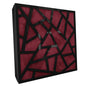 Premium R Acoustic Panel «Skyross Fabric» Zwart Hoogglans