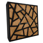 Premium R Acoustic Panel «Skyross Fabric» Zwart Hoogglans