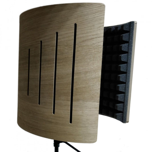 RIFFMO Microphone Isolation Shield «Airscreen Wood»